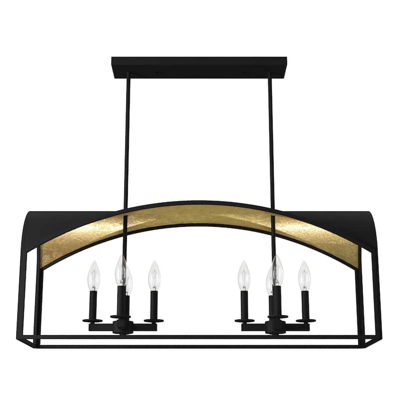 Hunter Dukestown 8-Light Linear Chandelier - Dining Room - Contemporary, Transitional, Showstopper!