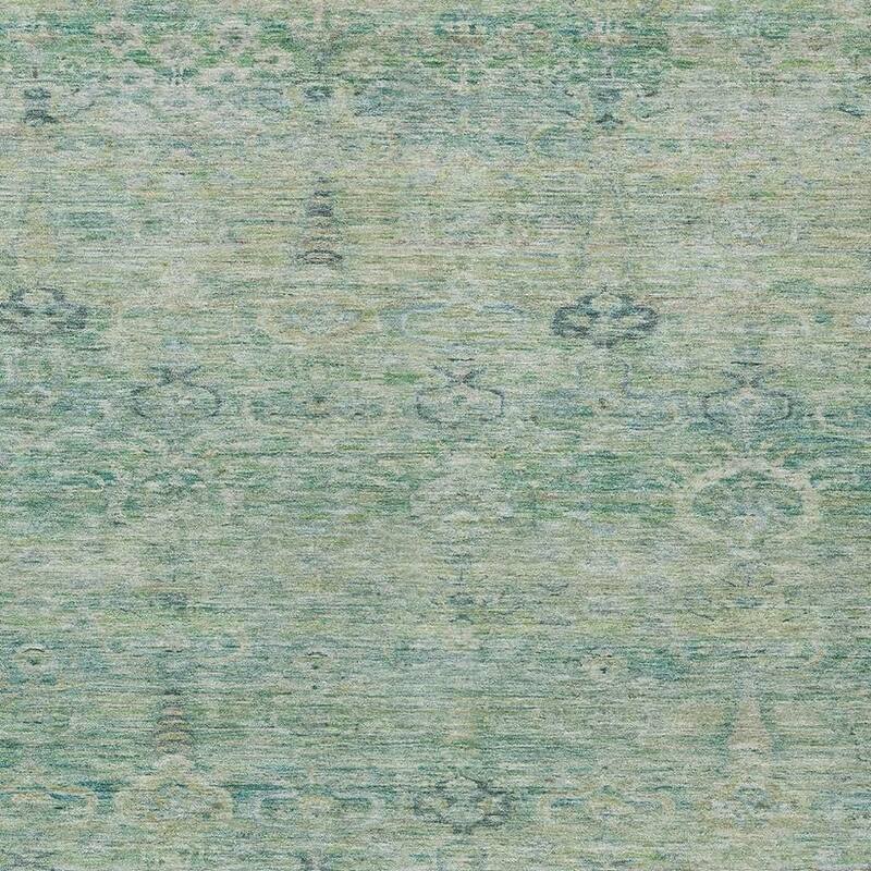 HomeRoots Oriental Traditional Rectangle Outdoor Rug