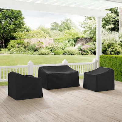 Crosley 3Pc Outdoor Furniture Cover Set