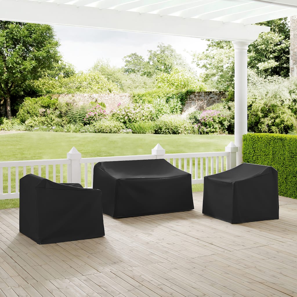 Crosley 3Pc Outdoor Furniture Cover Set