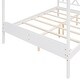 preview thumbnail 11 of 39, Twin Size House Bed with Roof and Fence - Playhouse Design for Kids' Rooms