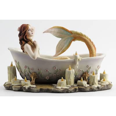 Veronese Design 8.66" L BATHTIME BY SELINA FENECH Multicolor Resin