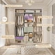 preview thumbnail 25 of 25, Closet Organizer with Wooden Drawers & Cube, 5FT Adjustable Closet System for Nursery & Kid's Room