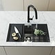 preview thumbnail 19 of 28, VIGO Mercer Single Bowl Stainless Steel Undermount Kitchen Sink with Accessories