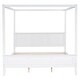 preview thumbnail 7 of 9, King Size Canopy Platform Bed with Headboard and Slat Support Leg