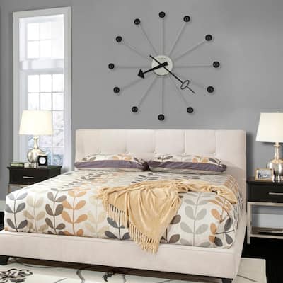 Howard Miller Ball II Retro, Transitional, Contemporary, Statement Gallery Wall Clock, Reloj De Pared