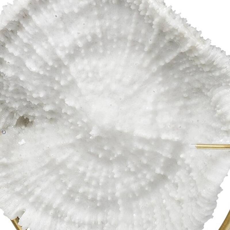 White and Gold Coastal Sculpture