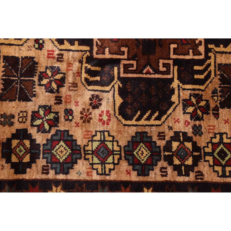 ECARPETGALLERY Hand-knotted Teimani Beige Wool Rug - 3'8 x 6'3