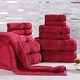 preview thumbnail 7 of 103, Superior Heritage Egyptian Cotton Absorbent 12-Piece Towel Set Burgundy