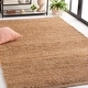 preview thumbnail 1 of 4, SAFAVIEH Handmade Natural Fiber Roksana Jute Rug - Natural - 8' x 10'