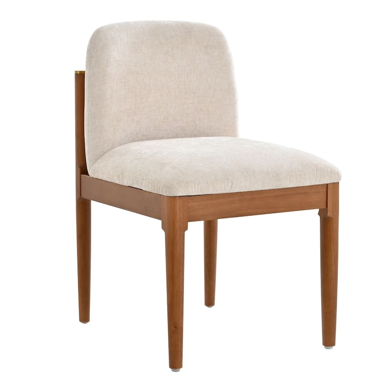 Christopher Knight Home - Modern Rubberwood Dining Chairs with Woven Rope Backrest