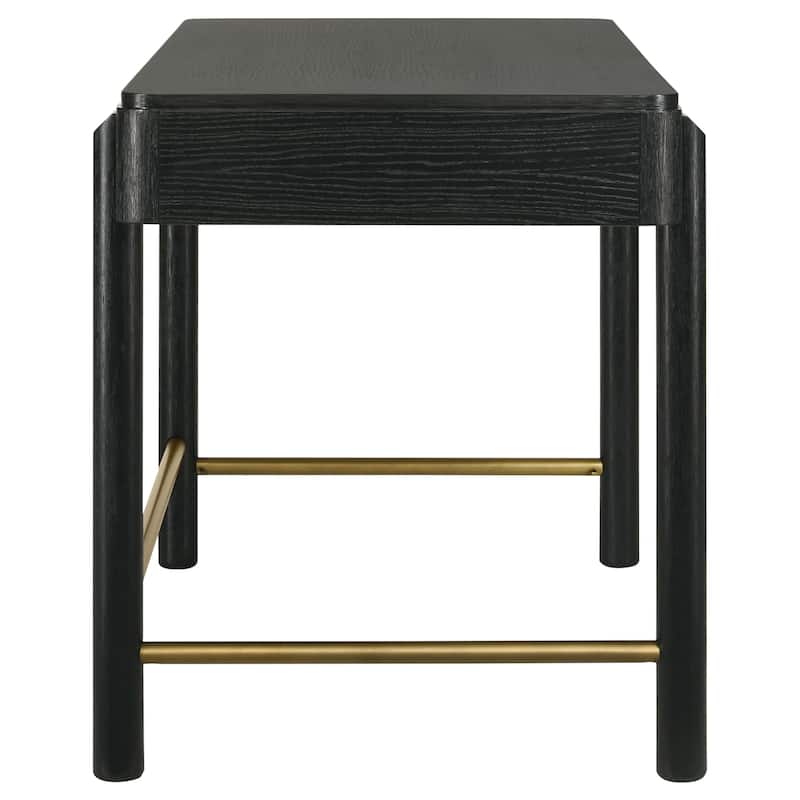 Arini 2-drawer Vanity Desk Makeup Table Black - 48.00" X 26.25" X30.00"