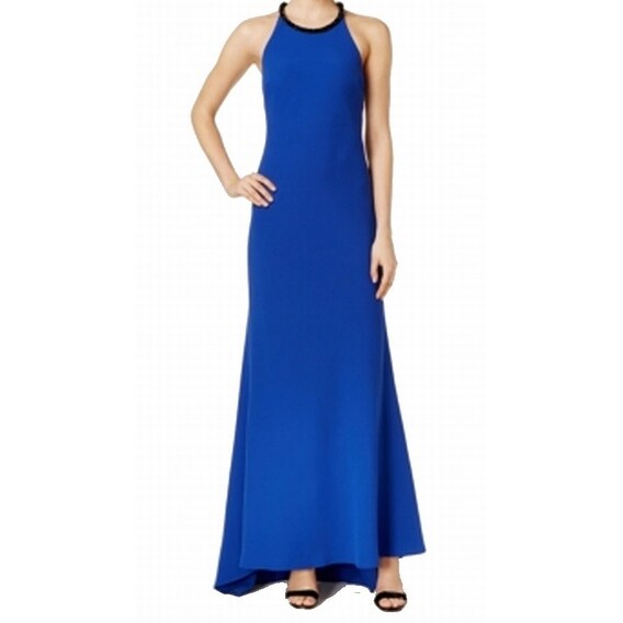 calvin klein dresses royal blue