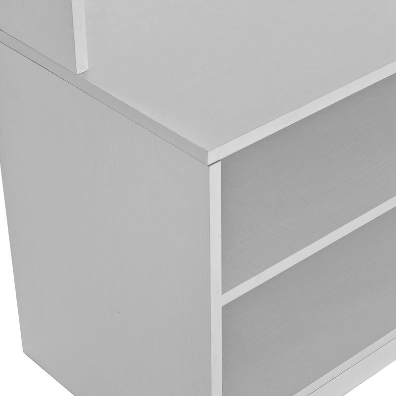 Entryway Bench with 4 Coat Hooks and Storage Pegboard, Modern Hall Tree with Shoe Cabinet for Living Room, Hallways
