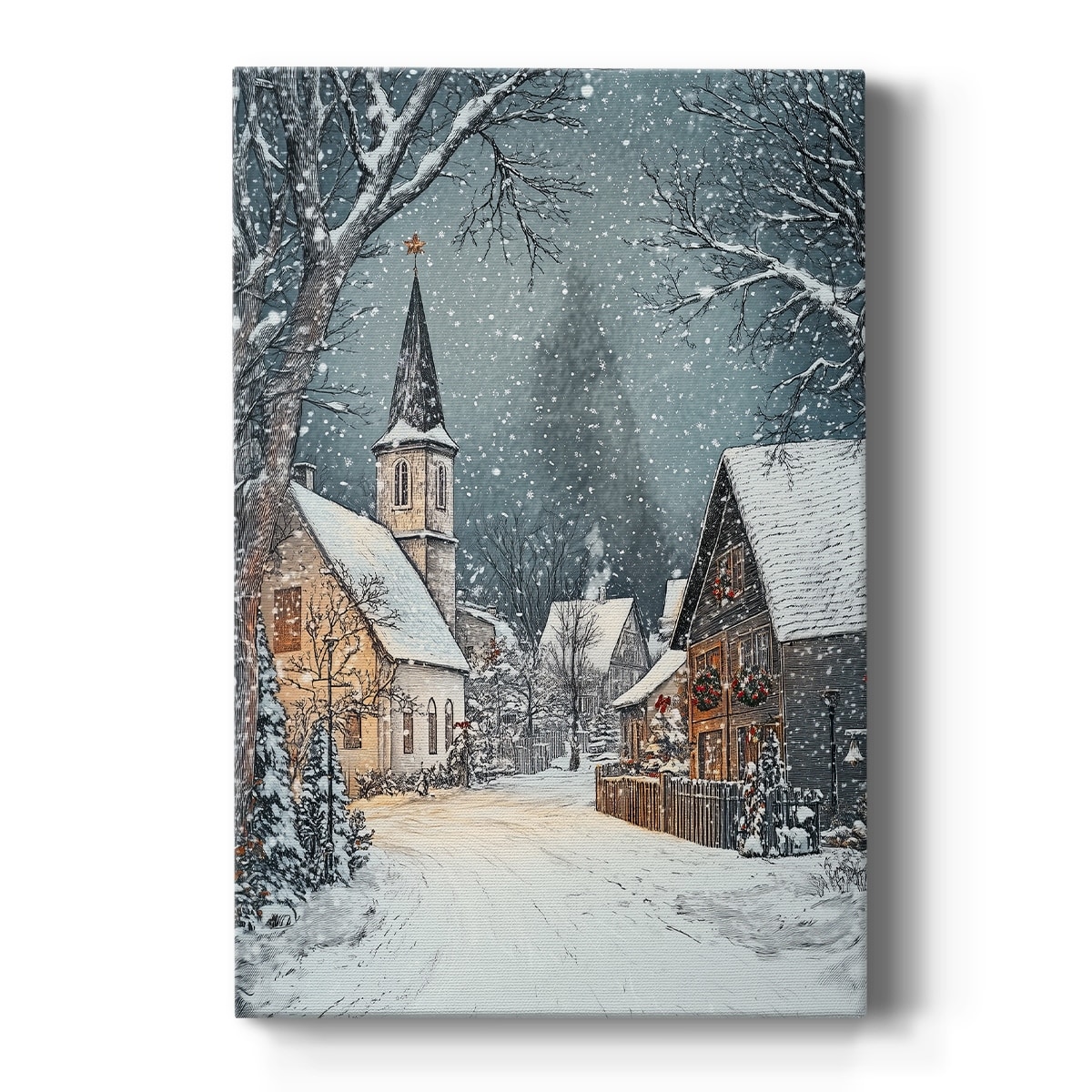 Christmas Holiday Art - Gallery Wrapped Canvas DXXI