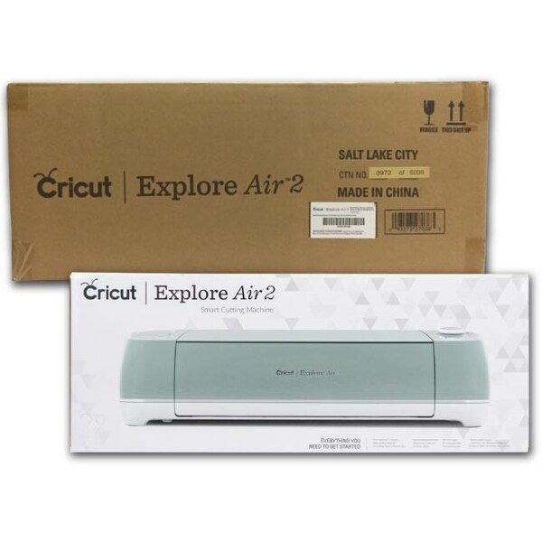 Cricut Explore Air 2 Beginner Bundle - Vinyl, Tools, Designs