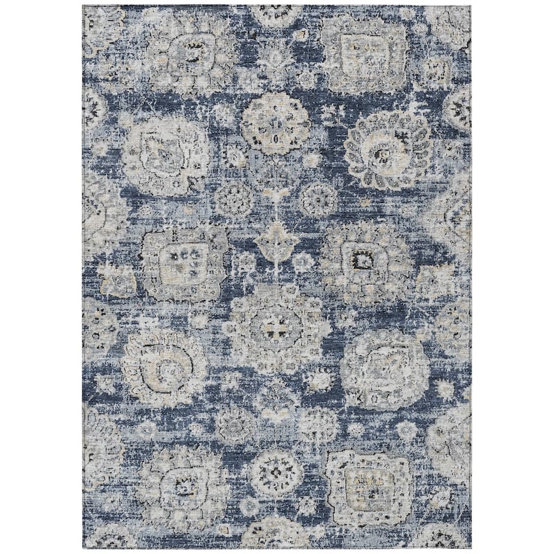 Machine Washable Indoor/ Outdoor Chantille Persian Vintage Rug