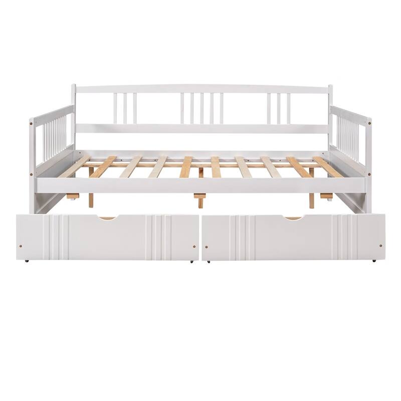 Merax Wood Daybed with Two Drawers
