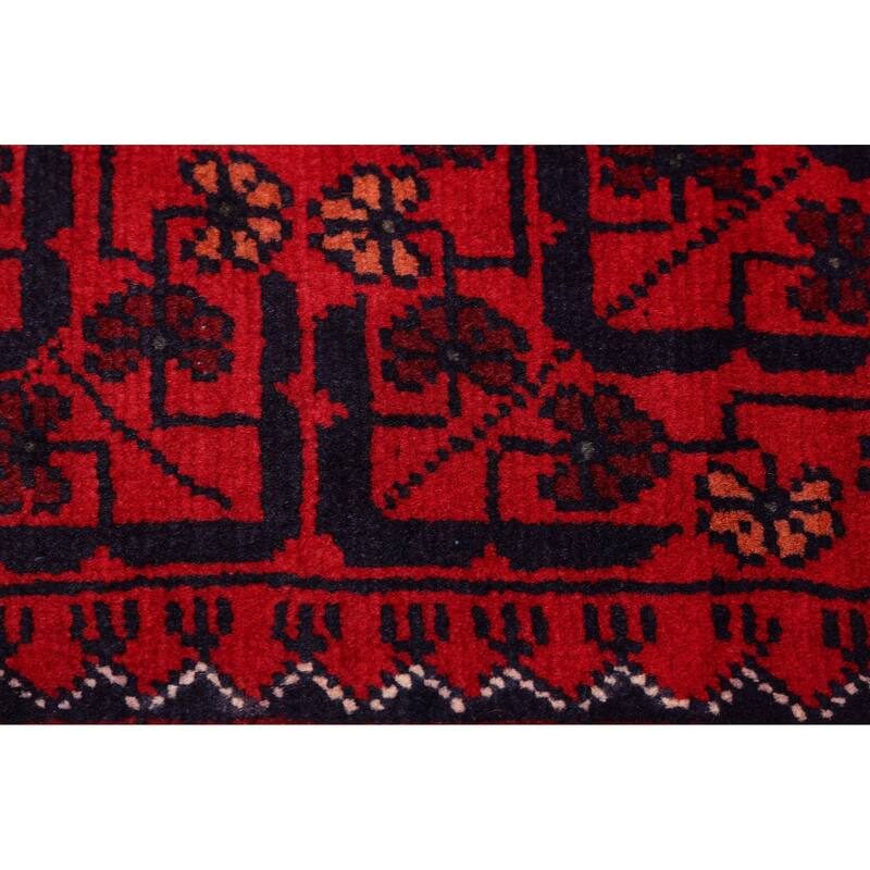ECARPETGALLERY Hand-knotted Finest Khal Mohammadi Red Wool Rug - 4'11 x 6'6