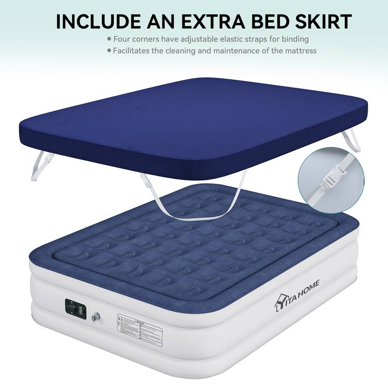 Moasis Queen Air Mattress with Sheet