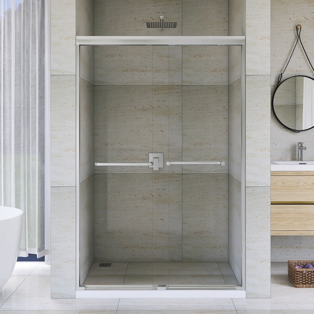 Double Sliding Framed Shower Door