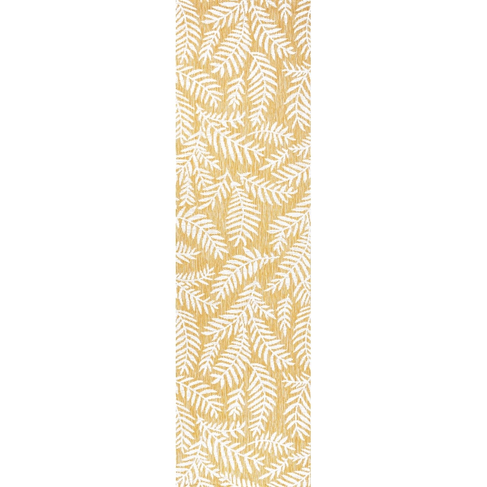 JONATHAN Y Galon Palm Frond Indoor/Outdoor Area Rug