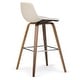 preview thumbnail 74 of 147, WYNDENHALL Cacey Mid Century Modern Bentwood Counter Height Stool (Set of 2) - 20.7'' x 21.1'' x 36.6