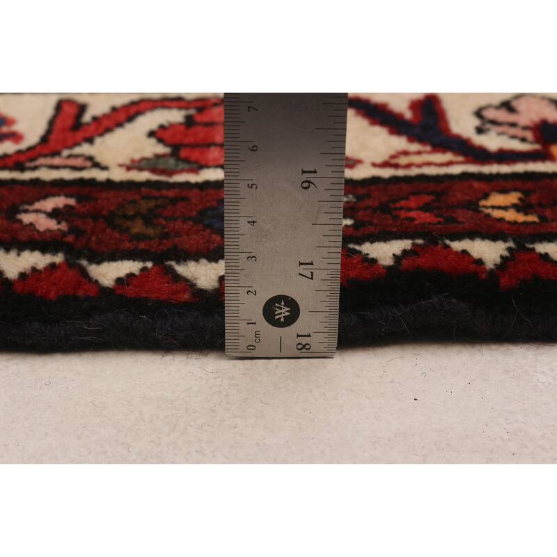 ECARPETGALLERY Hand-knotted Andelz Red Wool Rug - 3'7 x 10'2