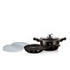 preview thumbnail 3 of 2, Berlinger Haus 5-Piece Cookware Set, Black Collection