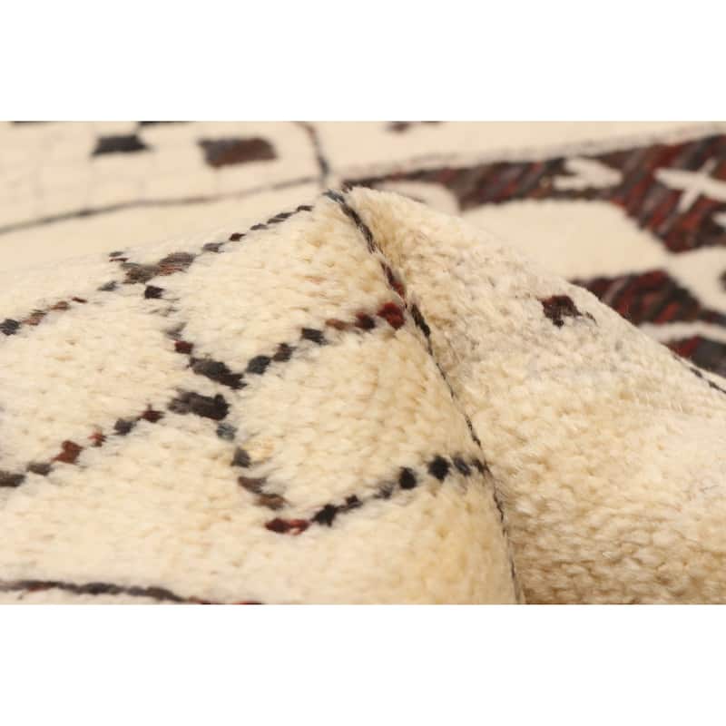 ECARPETGALLERY Hand-knotted Pak Finest Marrakesh Cream Wool Rug - 9'3 x 12'0