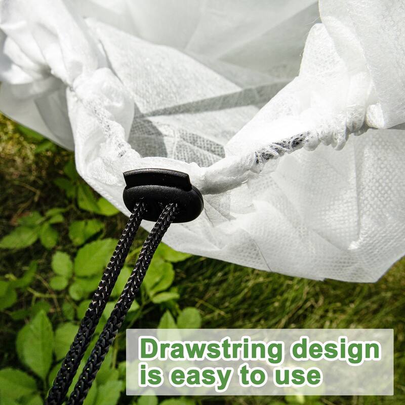 Agfabric 39 in. x 39 in. 0.9 oz. Reusable Plant Covers Frost Protection Bags for Season Extension and Winter Freeze Protection