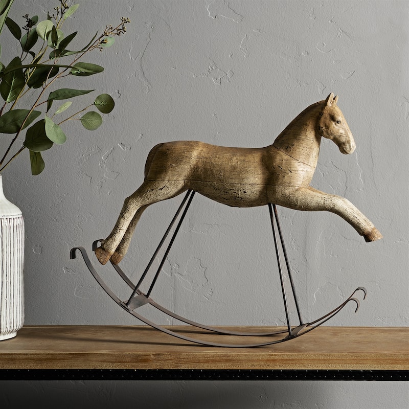 Horse Rocker Décor - 22.25 x 6.25 x 19.25