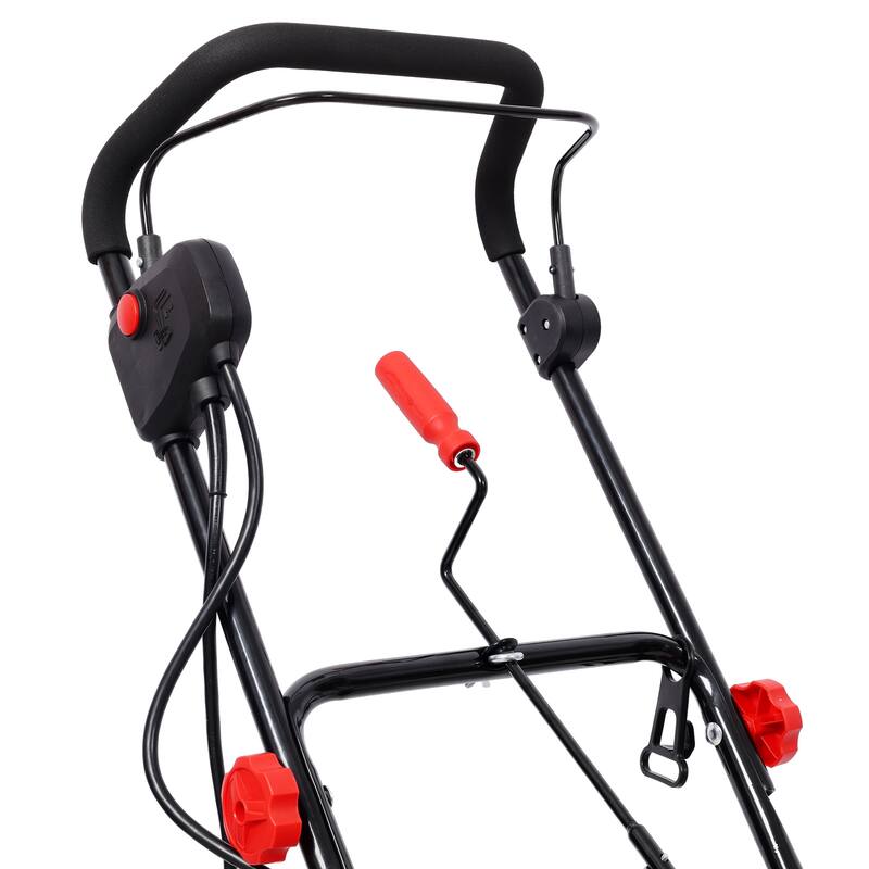 20inch Corded Electric Snow Thrower with LED,120V/60HZ,15 Amp Motor,30FT Throwing Distance - N/A