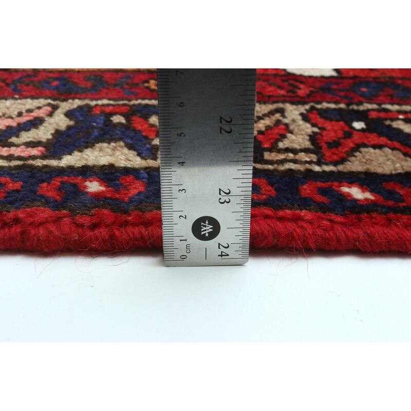 ECARPETGALLERY Hand-knotted Anadol Dark Navy Wool Rug - 3'5 x 9'1