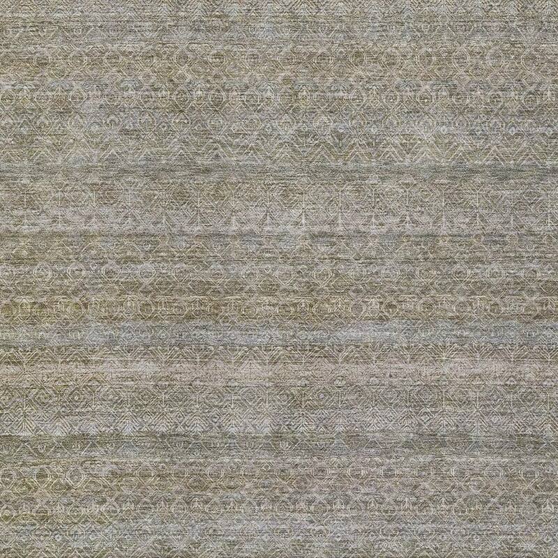 HomeRoots Striped Transitional Rectangle Outdoor Rug