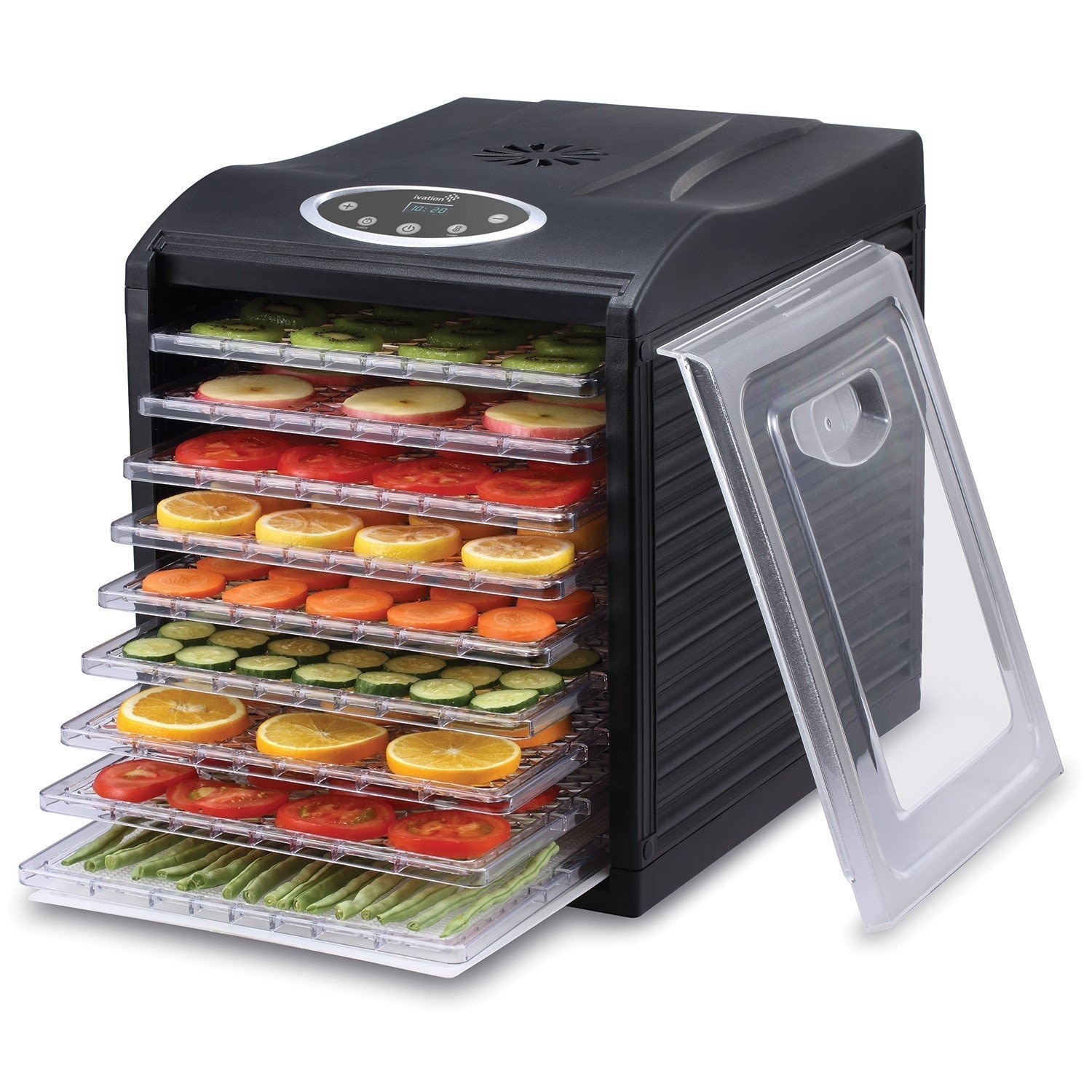 Ivation Powerful 6-Tray Food Dehydrator, Programmable