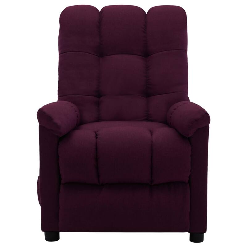 vidaXL Massage Recliner Electric Massaging Recliner Chair for Elderly Fabric - 29.1" x 39" x 40.2"