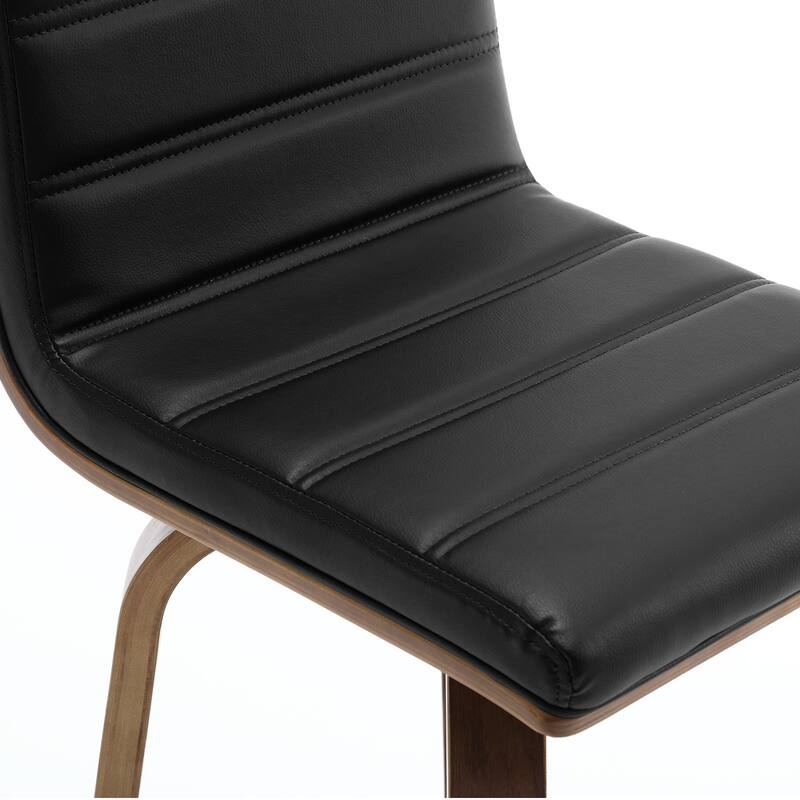 Faux Leather Upholstered Swivel Bar Stools, Counter Stool