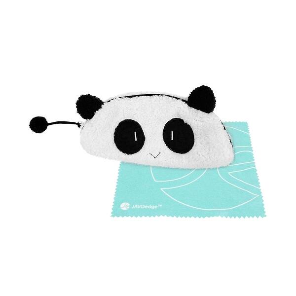 Shop Javoedge Panda Extra Large Zipper Pouch Eyeglass Sunglasses