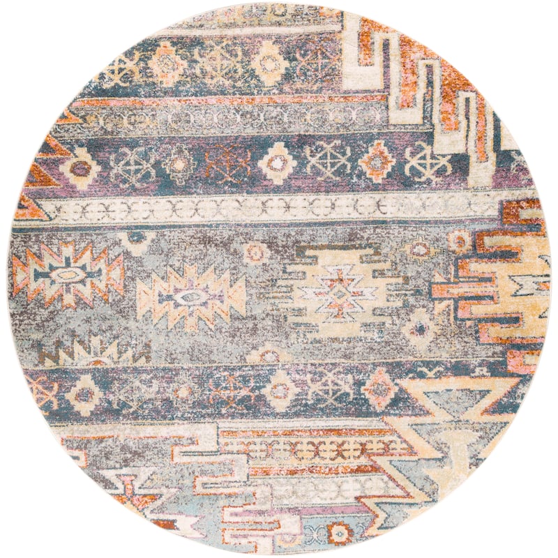 Livabliss Iver Southwestern Patchwork Area Rug