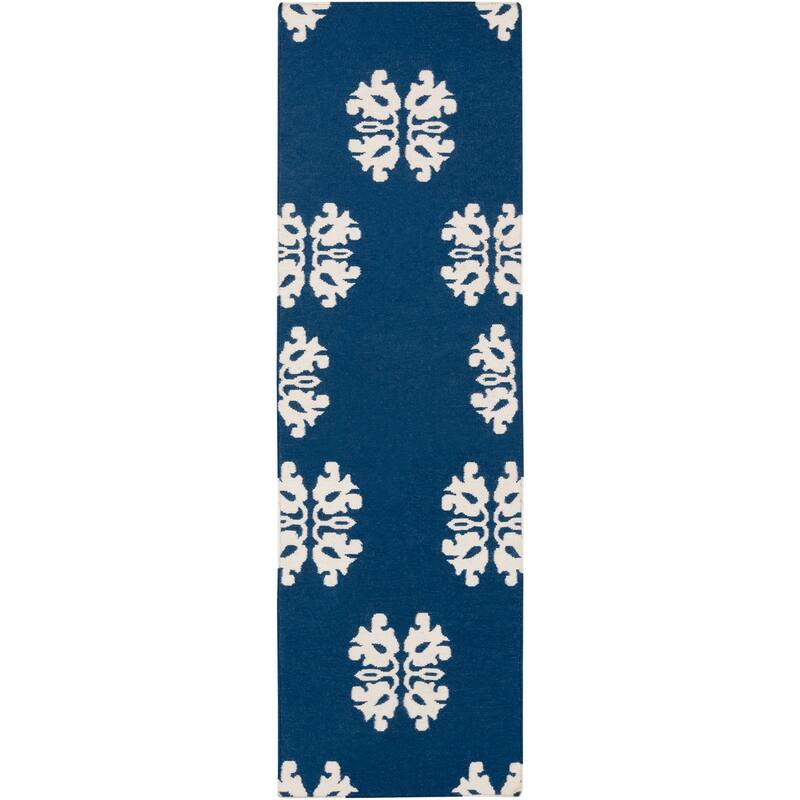 Columbia Flatweave Damask Runner Rug