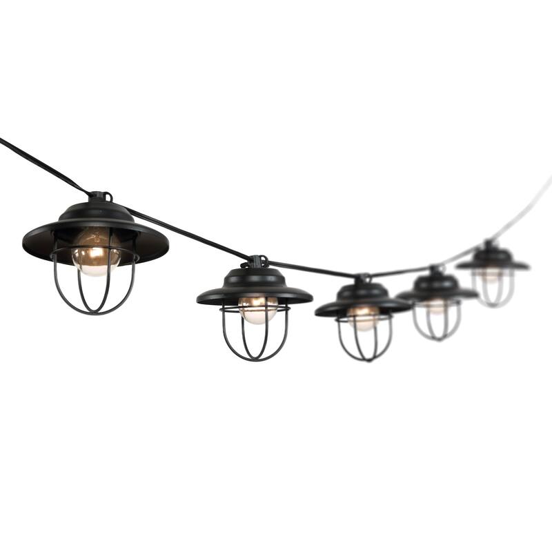 JONATHAN Y 10 ft G40 String Lights - 10-Light, Indoor/Outdoor - 10-Light