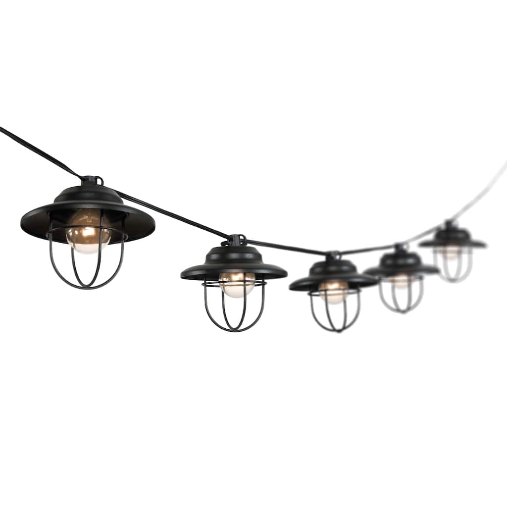 JONATHAN Y 10 ft G40 String Lights - 10-Light, Indoor/Outdoor - 10-Light