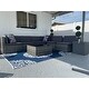 Siara 7-piece Modern Rattan Wicker Modular Sectional Patio Set by Havenside Home