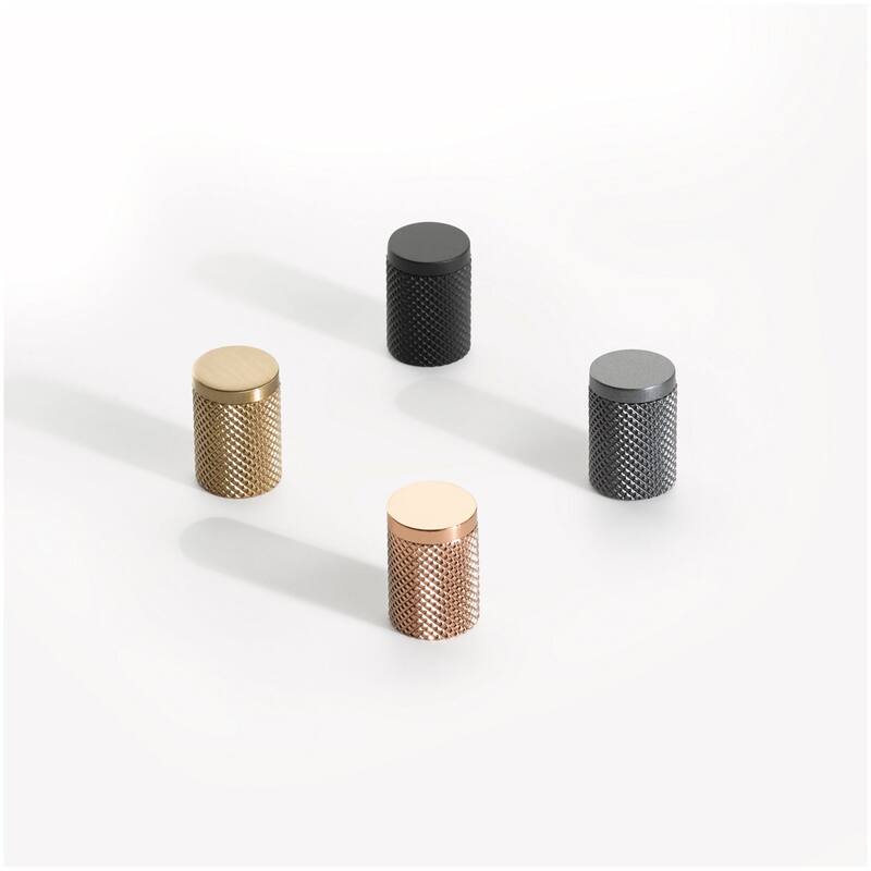 Schaub and Company MODO 5/8" Round Euro Modern Diamond Knurled Button