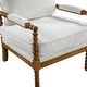 preview thumbnail 11 of 20, Digg Transitional Beige Fabric Upholstered Accent Chair by Furniture of America