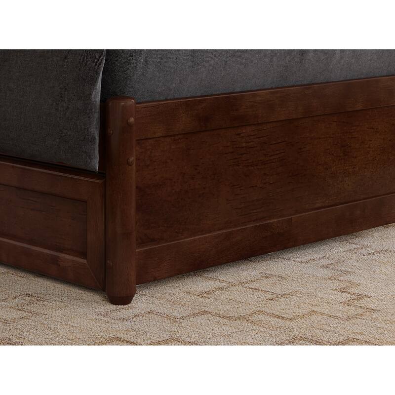 Clayton Platform Bed with Panel Footboard and Storage Drawers