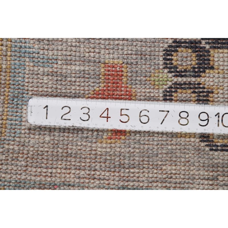 Oushak Style Area Rug Handmade Transitional Wool Carpet - 8'10"x 11'10"