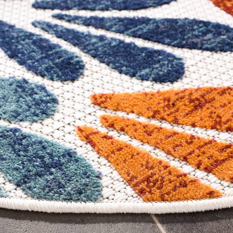 SAFAVIEH Cabana Fleda Indoor/ Outdoor Waterproof Patio Floral Rug