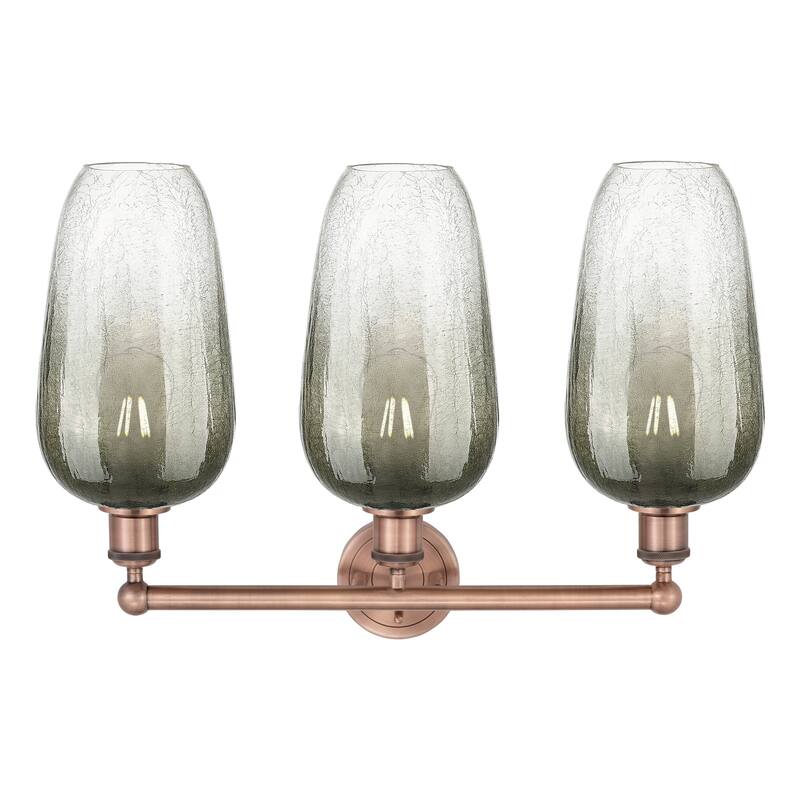 Innovations Lighting Endless Possibilities Edison - Brookhaven Flute - 3 Light 25" Bath Vanity Light